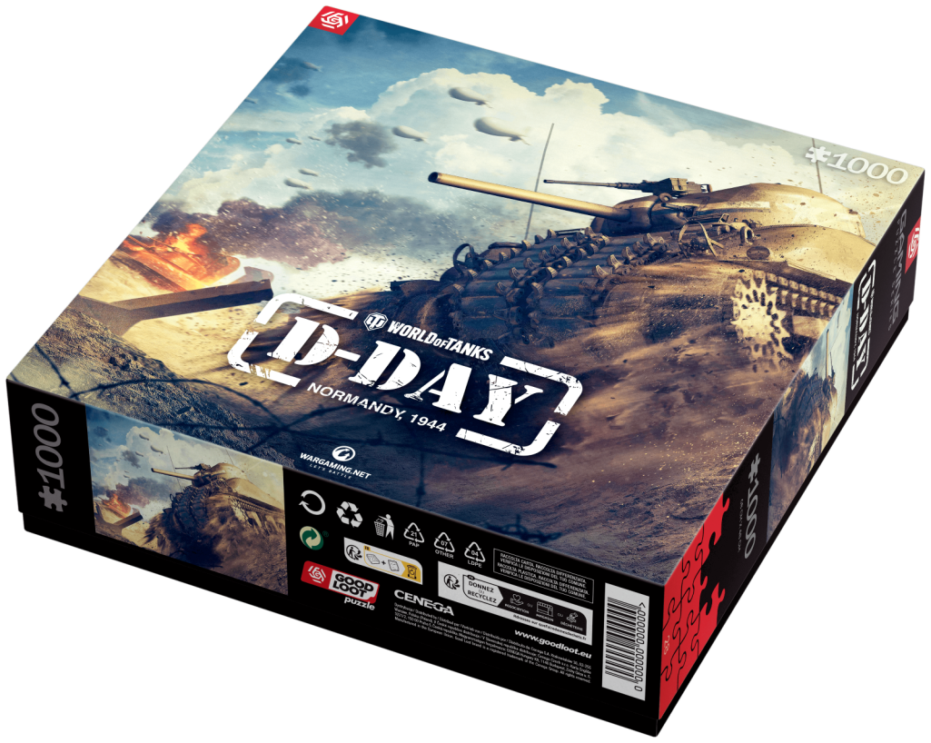 Gaming Puzzle: World of Tanks D-Day Puzzle 1000 elementów